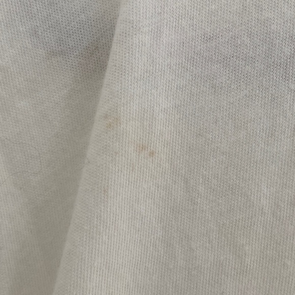 White Sleeveless Poison shirt with Yellow and Green cat eye Design - Picture 3 of 5